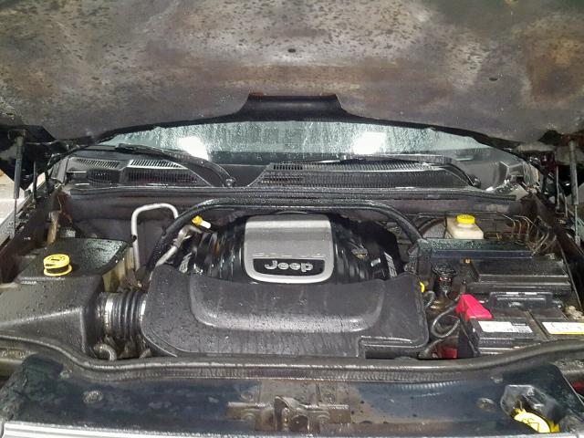 1J8HG58237C575115 - 2007 JEEP COMMANDER CHARCOAL photo 7