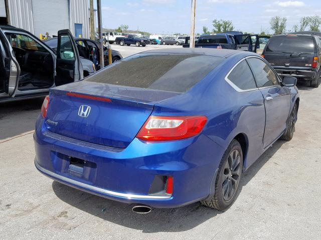 1HGCT1B37FA000454 - 2015 HONDA ACCORD LX- BLUE photo 4