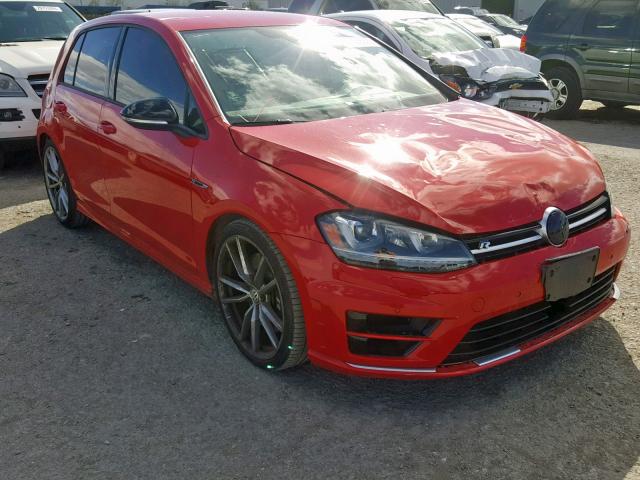 WVWVF7AU9HW179386 - 2017 VOLKSWAGEN GOLF R RED photo 1