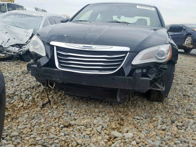 1C3CCBABXEN197273 - 2014 CHRYSLER 200 LX BLACK photo 9