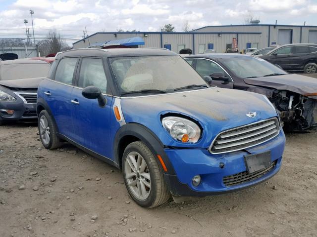 WMWZB3C5XDWM08323 - 2013 MINI COOPER COU BLUE photo 1