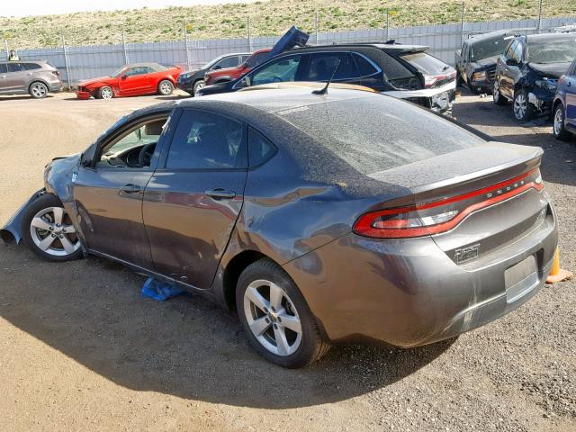 1C3CDFBB8GD529058 - 2016 DODGE DART SXT GRAY photo 3