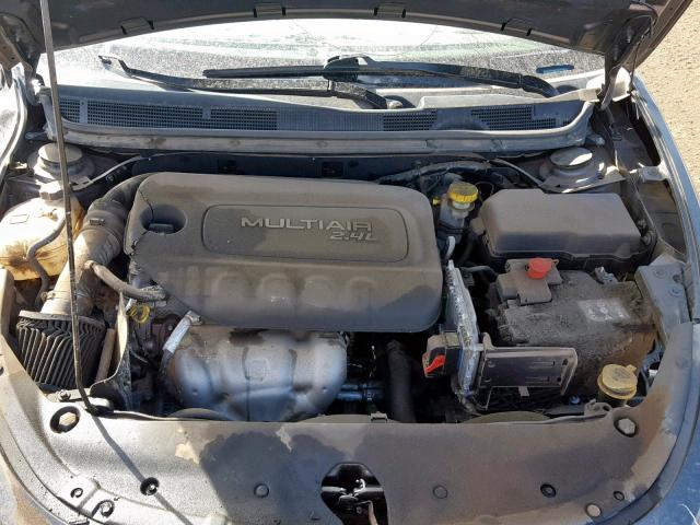 1C3CDFBB8GD529058 - 2016 DODGE DART SXT GRAY photo 7