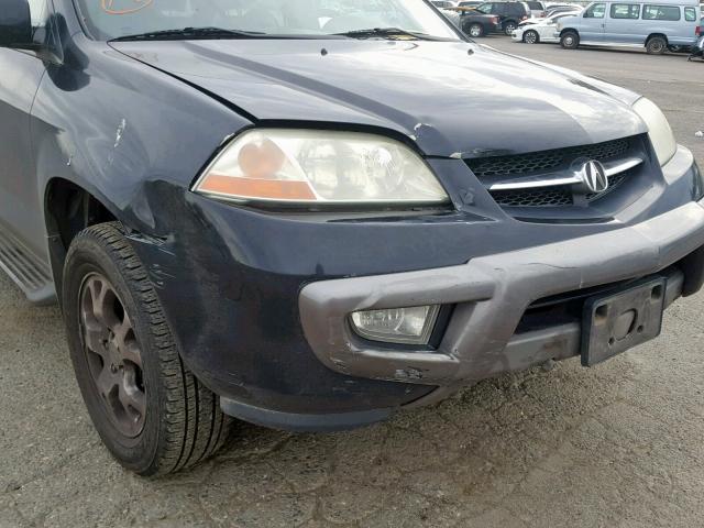 2HNYD18842H531685 - 2002 ACURA MDX TOURIN BLACK photo 9