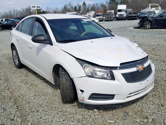 1G1PC5SH9B7104561 - 2011 CHEVROLET CRUZE LS WHITE photo 1