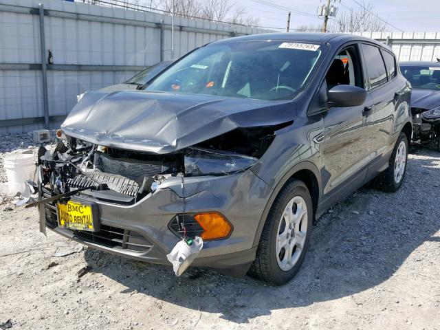 1FMCU0F73HUB75042 - 2017 FORD ESCAPE S GRAY photo 2