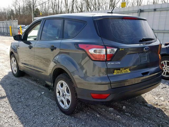 1FMCU0F73HUB75042 - 2017 FORD ESCAPE S GRAY photo 3