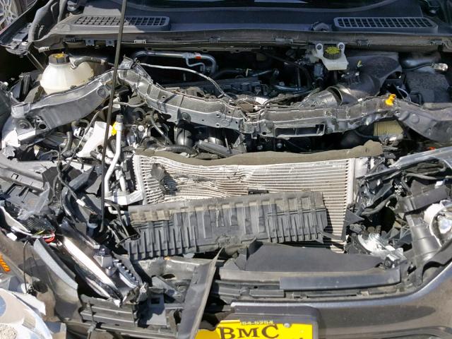 1FMCU0F73HUB75042 - 2017 FORD ESCAPE S GRAY photo 7