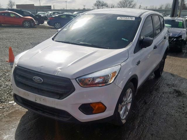 1FMCU0F78HUB75022 - 2017 FORD ESCAPE S WHITE photo 2