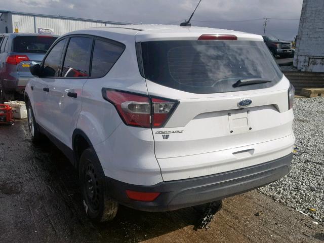 1FMCU0F78HUB75022 - 2017 FORD ESCAPE S WHITE photo 3