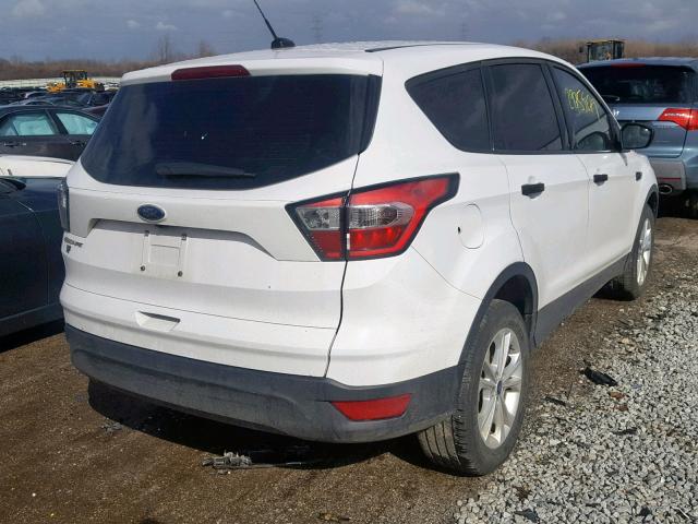 1FMCU0F78HUB75022 - 2017 FORD ESCAPE S WHITE photo 4