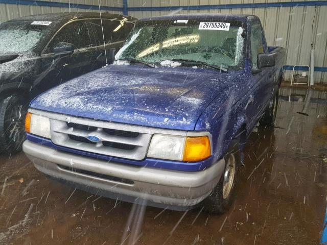 1FTCR10A7TUA00527 - 1996 FORD RANGER PURPLE photo 2