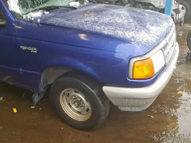 1FTCR10A7TUA00527 - 1996 FORD RANGER PURPLE photo 9