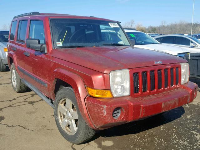 1J8HG48K56C225896 - 2006 JEEP COMMANDER BURGUNDY photo 1