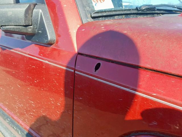 1J8HG48K56C225896 - 2006 JEEP COMMANDER BURGUNDY photo 9