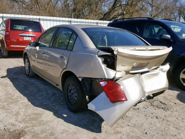 1G8AJ52FX5Z137430 - 2005 SATURN ION LEVEL GOLD photo 3