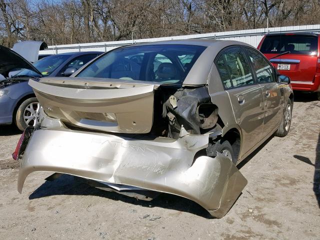 1G8AJ52FX5Z137430 - 2005 SATURN ION LEVEL GOLD photo 4
