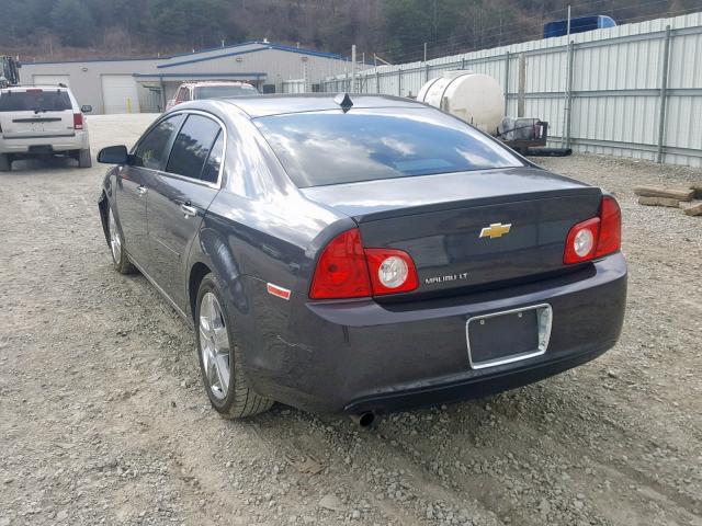 1G1ZC5E0XCF361976 - 2012 CHEVROLET MALIBU 1LT 灰色 照片 3