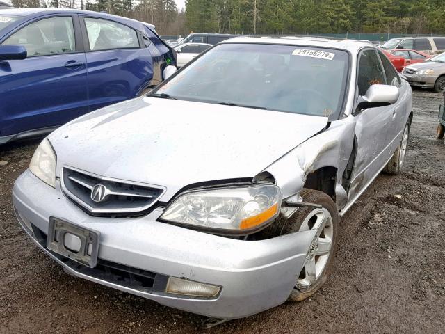19UYA42651A023568 - 2001 ACURA 3.2CL TYPE SILVER photo 2