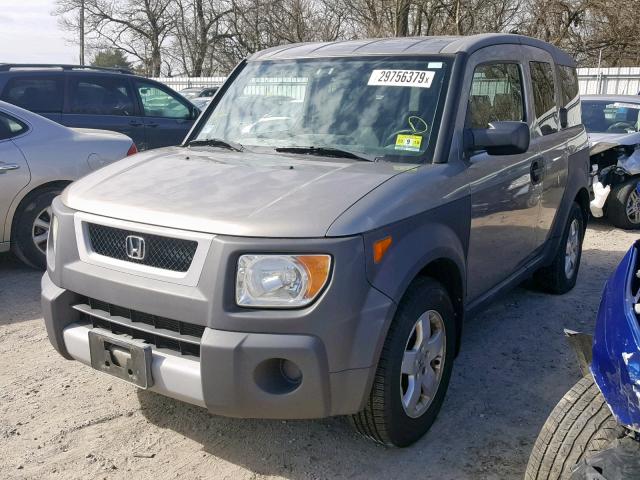 5J6YH28614L032308 - 2004 HONDA ELEMENT EX GRAY photo 2