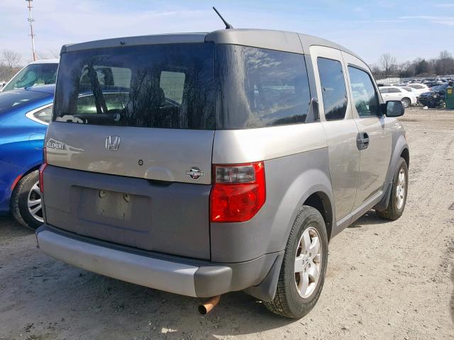 5J6YH28614L032308 - 2004 HONDA ELEMENT EX GRAY photo 4