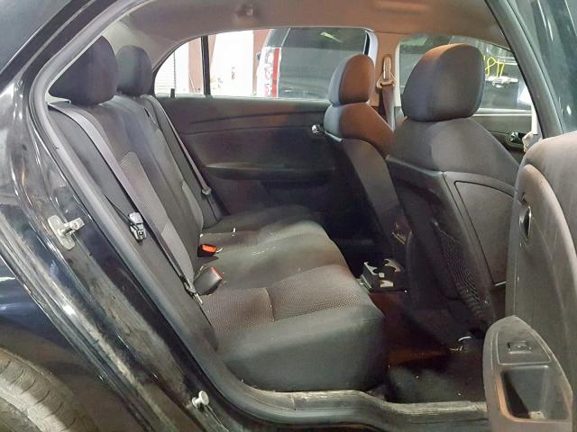 1G1ZH57B794159181 - 2009 CHEVROLET MALIBU 1LT BLACK photo 6