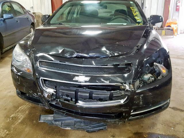 1G1ZH57B794159181 - 2009 CHEVROLET MALIBU 1LT BLACK photo 9