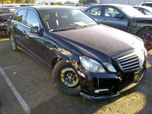 WDDHF5GB1AA133017 - 2010 MERCEDES-BENZ E 350 BLACK photo 1