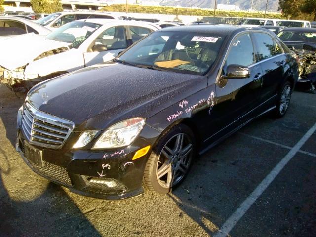 WDDHF5GB1AA133017 - 2010 MERCEDES-BENZ E 350 BLACK photo 2