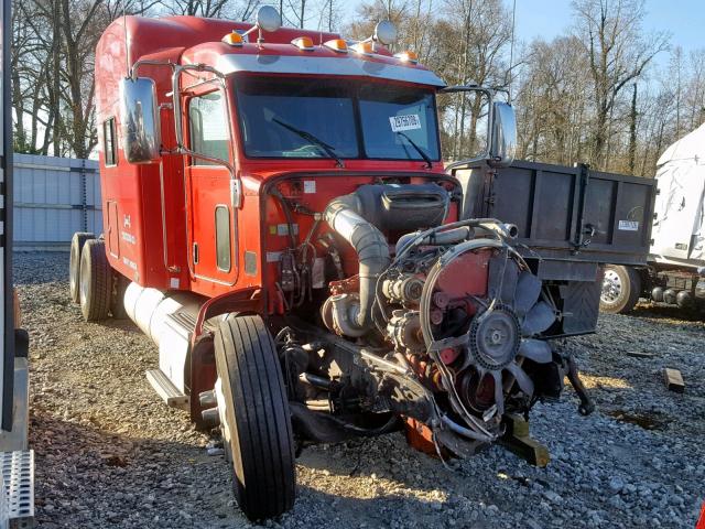 1XPHD49X0AD112238 - 2010 PETERBILT 386 RED photo 1