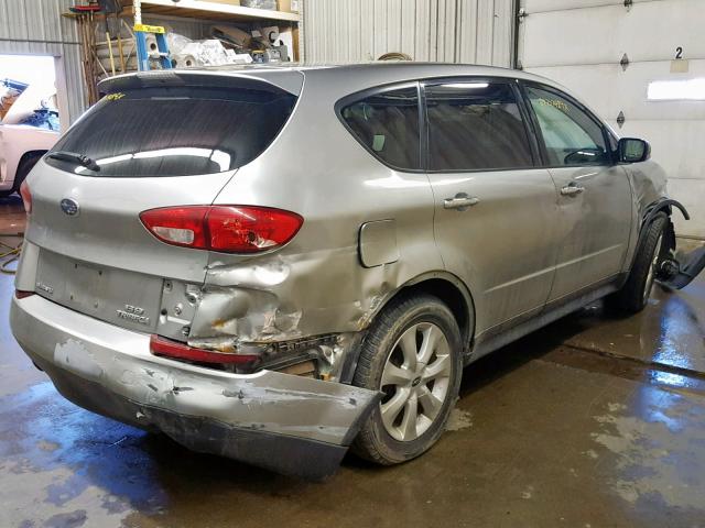 4S4WX85C164418362 - 2006 SUBARU B9 TRIBECA SILVER photo 4