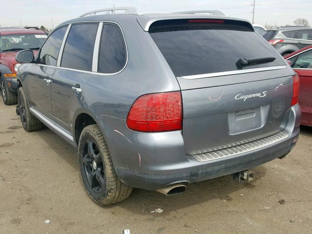 WP1AB29PX4LA61580 - 2004 PORSCHE CAYENNE S GRAY photo 3