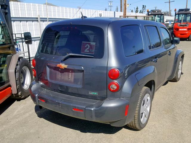 3GNBAADB1AS546928 - 2010 CHEVROLET HHR LS Negro foto 4