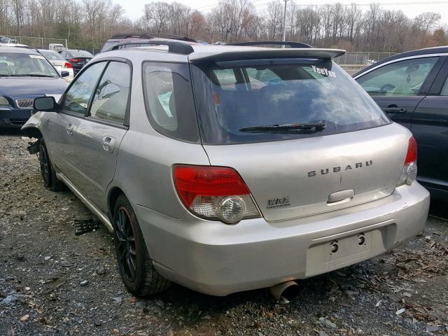 JF1GG29604G812818 - 2004 SUBARU IMPREZA WR SILVER photo 3