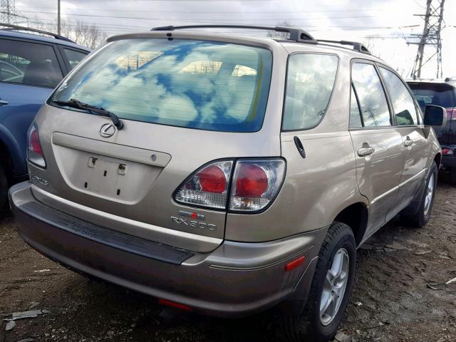 JTJHF10U210180221 - 2001 LEXUS RX 300 TAN photo 4