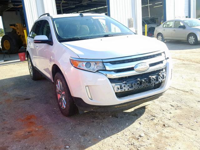 2FMDK3JC3DBE06067 - 2013 FORD EDGE SEL WHITE photo 1