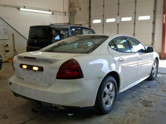2G2WS522751343548 - 2005 PONTIAC GRAND PRIX WHITE photo 4