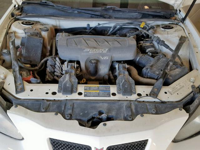 2G2WS522751343548 - 2005 PONTIAC GRAND PRIX WHITE photo 7