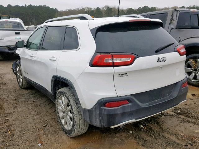 1C4PJLDB4GW157949 - 2016 JEEP CHEROKEE L WHITE photo 3