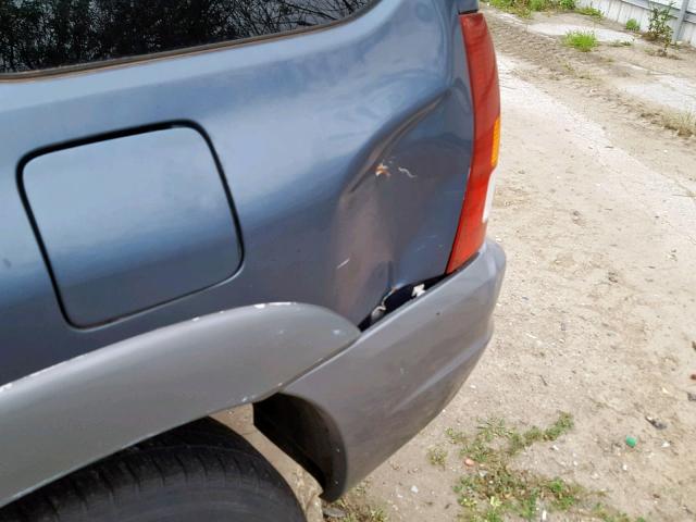 4F2CU08131KM12000 - 2001 MAZDA TRIBUTE LX BLUE photo 9