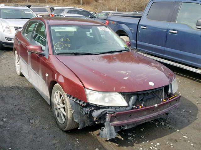 YS3FB49S331022453 - 2003 SAAB 9-3 LINEAR BURGUNDY photo 1