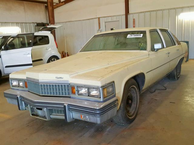 6B69S8Q254684 - 1978 CADILLAC ATS YELLOW photo 2