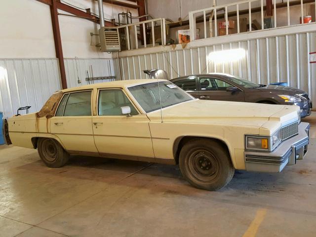 6B69S8Q254684 - 1978 CADILLAC ATS YELLOW photo 9