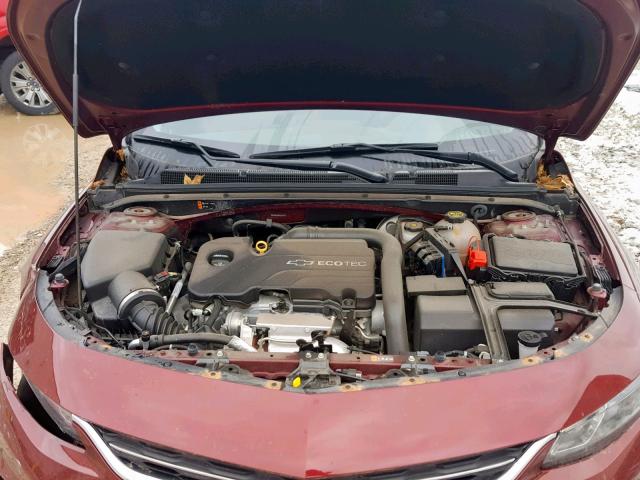 1G1ZB5ST0GF314575 - 2016 CHEVROLET MALIBU LS MAROON photo 7