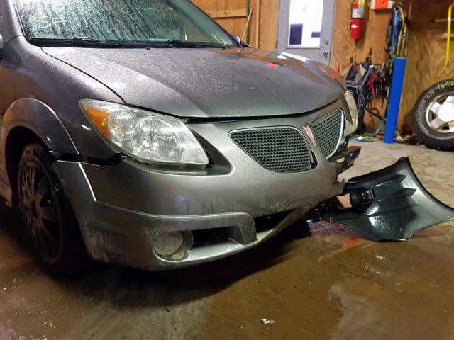 5Y2SL65876Z406413 - 2006 PONTIAC VIBE GRAY photo 10