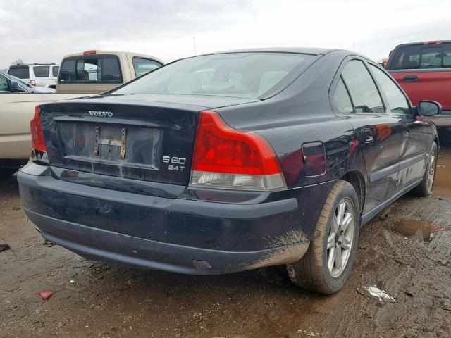 YV1RS58D312084868 - 2001 VOLVO S60 2.4T BLACK photo 4