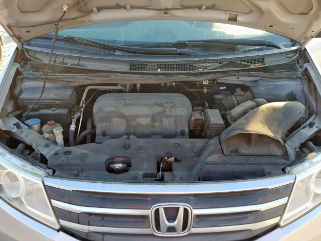 5FNRL5H22CB033394 - 2012 HONDA ODYSSEY LX SILVER photo 7