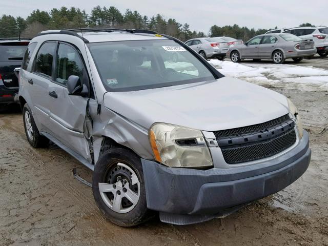 2CNDL13F556200087 - 2005 CHEVROLET EQUINOX LS SILVER photo 1