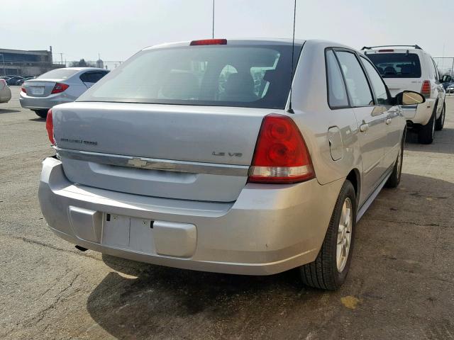 1G1ZT62874F221353 - 2004 CHEVROLET MALIBU MAX ვერცხლისფერი ფოტო 4