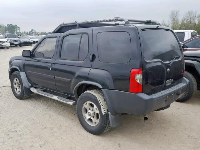 5N1ED28T11C596302 - 2001 NISSAN XTERRA XE BLACK photo 3